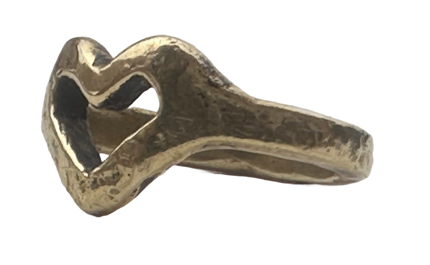 Holey Heart Ring