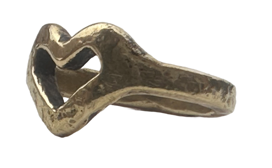 Holey Heart Ring