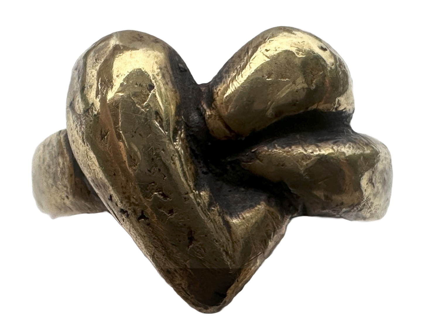 Medium Knotted Heart Ring