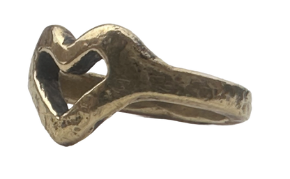 Holey Heart Ring