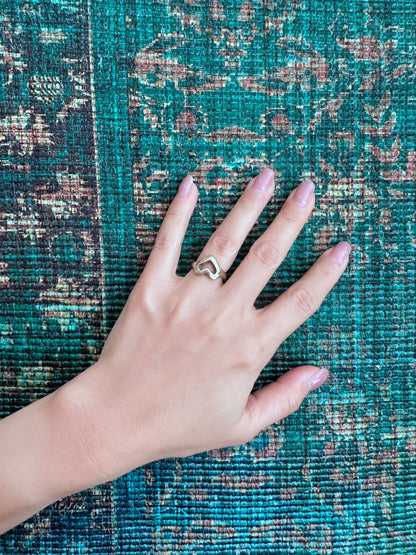 Holey Heart Ring