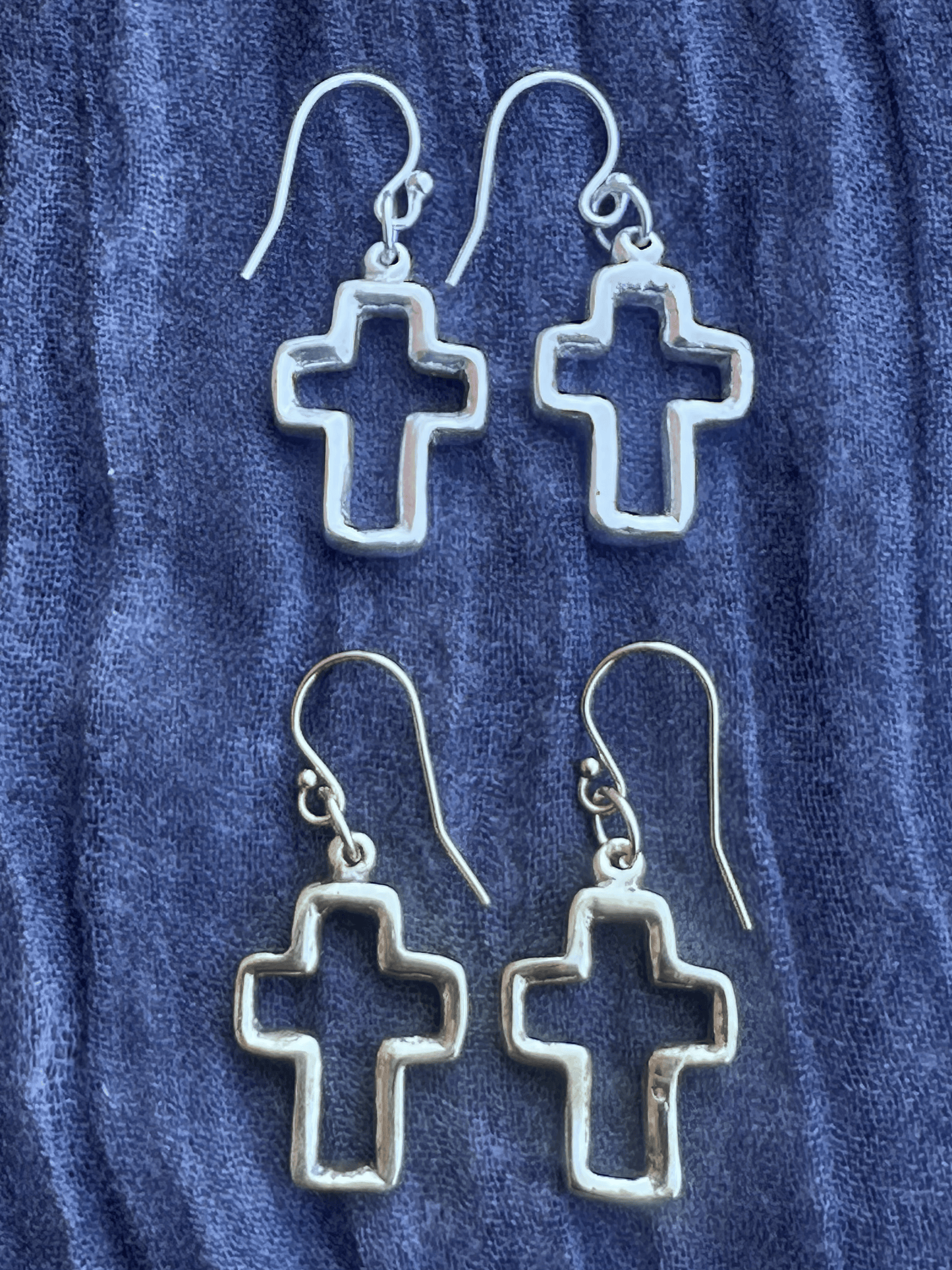 Hollow Cross Earring