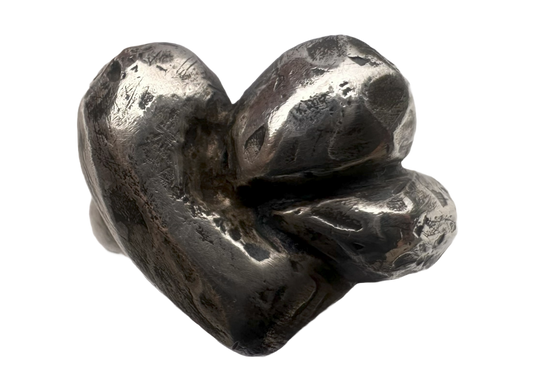 Large Knotted Heart Ring